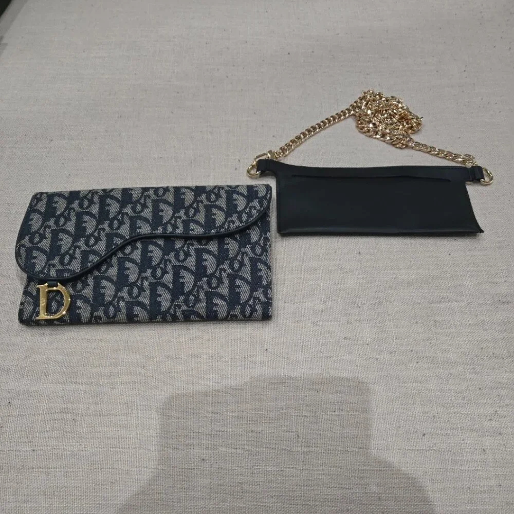 EUC Authentic Dior Saddle Trotter Long Wallet